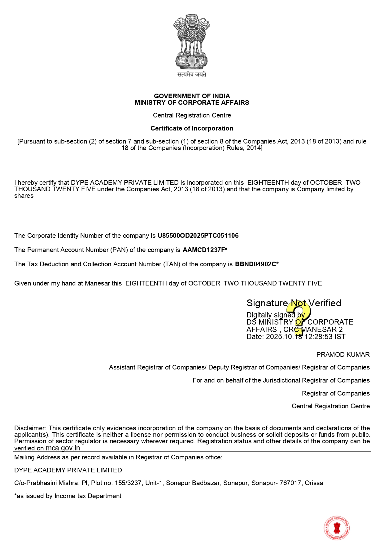 DYPE_Certificate of Incorporation_page-0001